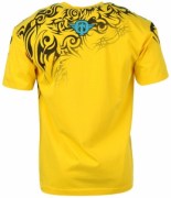 COD. TS-10_T-shirt TAPOUT Tribal gialla